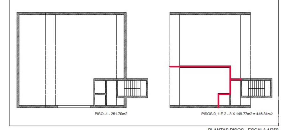 Terreno urbano em Viana do Castelo (Santa Maria Maior e Monserrate) e Meadela de 646 m²
