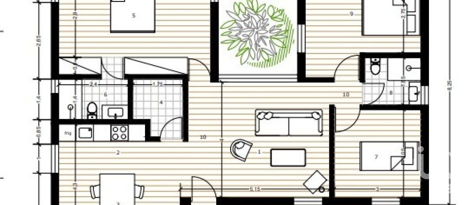 Maison T3 à Pataias e Martingança de 88 m²