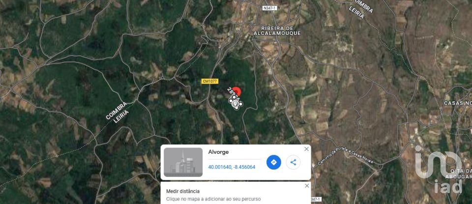 Terreno em Alvorge de 4 550 m²