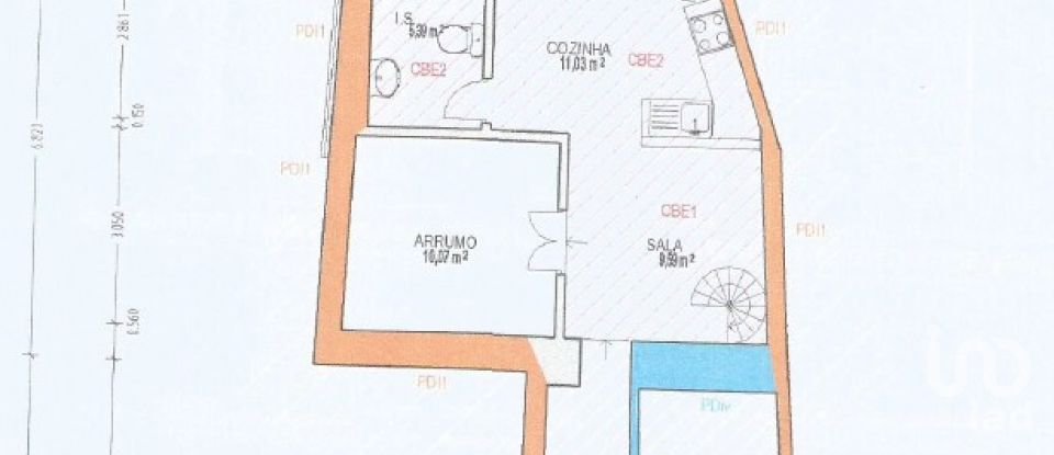 Casa T2 em Cabouco de 89 m²