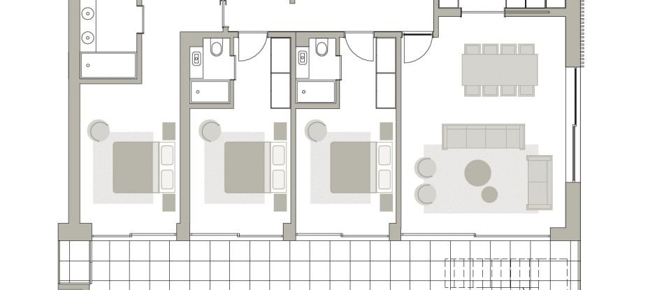 Apartamento T3 em Canidelo de 130 m²