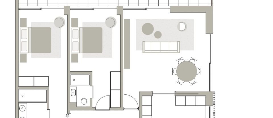 Apartamento T2 em Canidelo de 96 m²