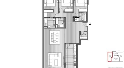 Appartement T3 à Ramalde de 154 m²