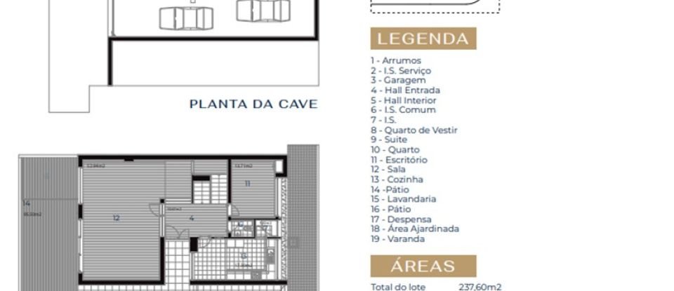 Lodge T5 in Espinho of 302 m²