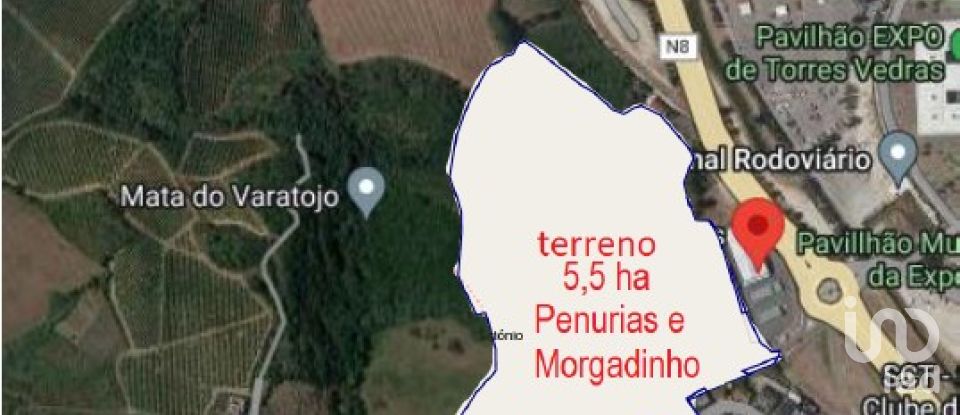 Terreno em Santa Maria, São Pedro E Matacães de 54 712 m²