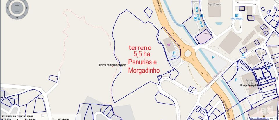 Land in Santa Maria, São Pedro E Matacães of 54,712 m²