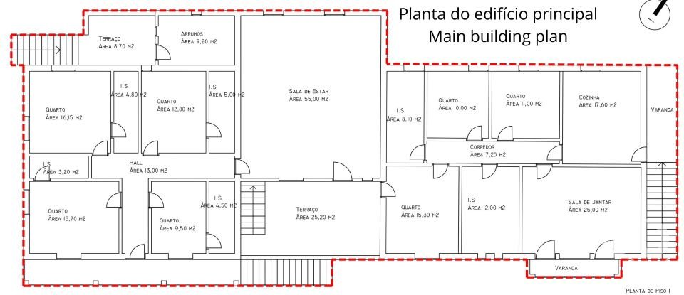 Farm T7 in Freixo de Numão of 1,116 m²