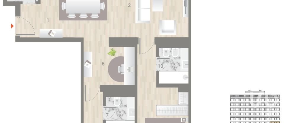 Apartment T2 in Estrela of 116 m²
