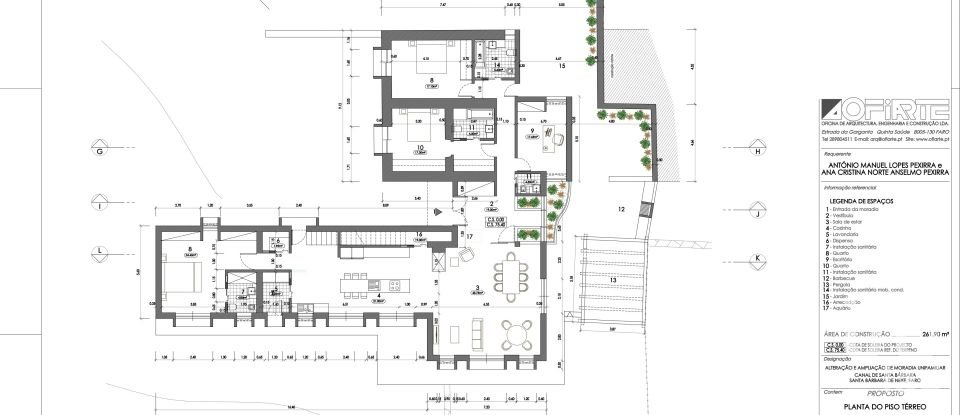 Terrain à Santa Bárbara de Nexe de 19 040 m²