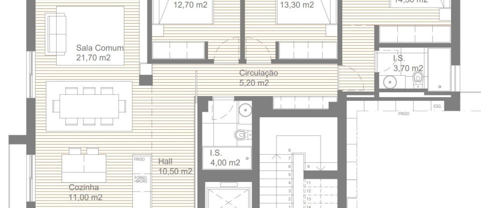 Apartment T3 in Conceição e Cabanas de Tavira of 115 m²
