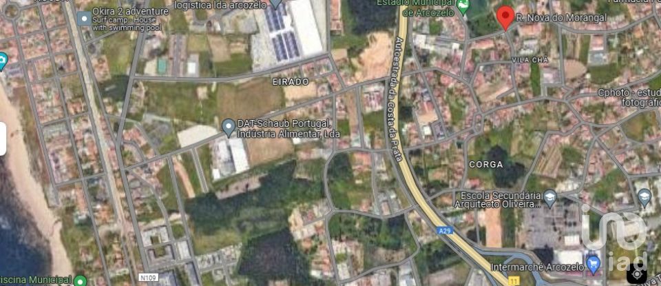 Terreno em Arcozelo de 3 460 m²