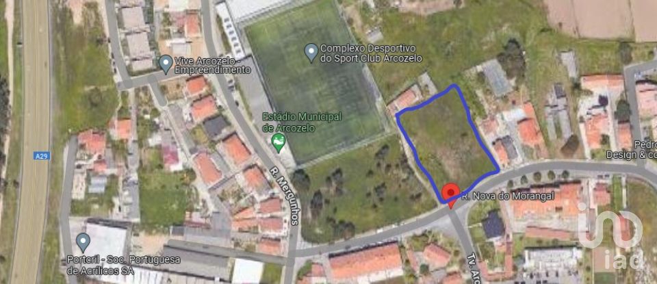 Terreno em Arcozelo de 3 460 m²