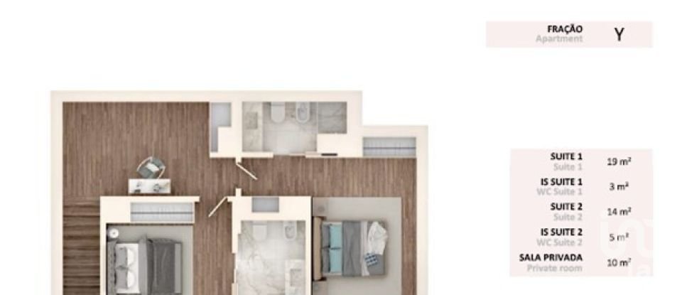 Apartment T2 in Alvalade of 145 m²