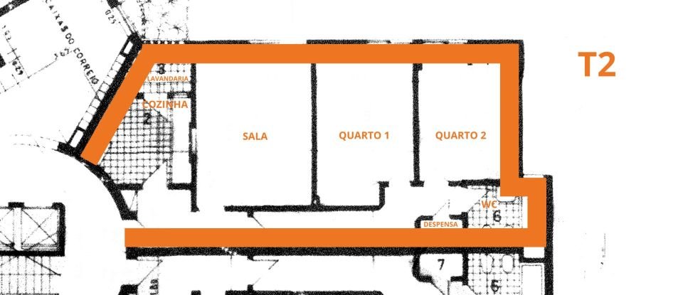 Apartment T2 in Portimão of 88 m²