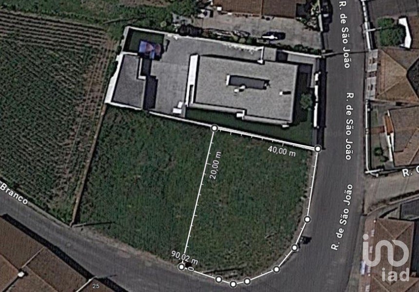 Land in Válega of 500 m²