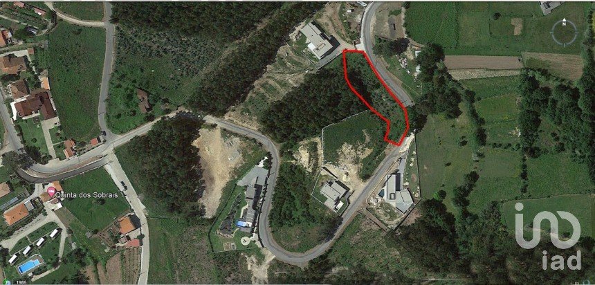 Land in Gandra e Taião of 2,227 m²