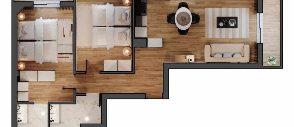 Appartement T2 à Quarteira de 80 m²
