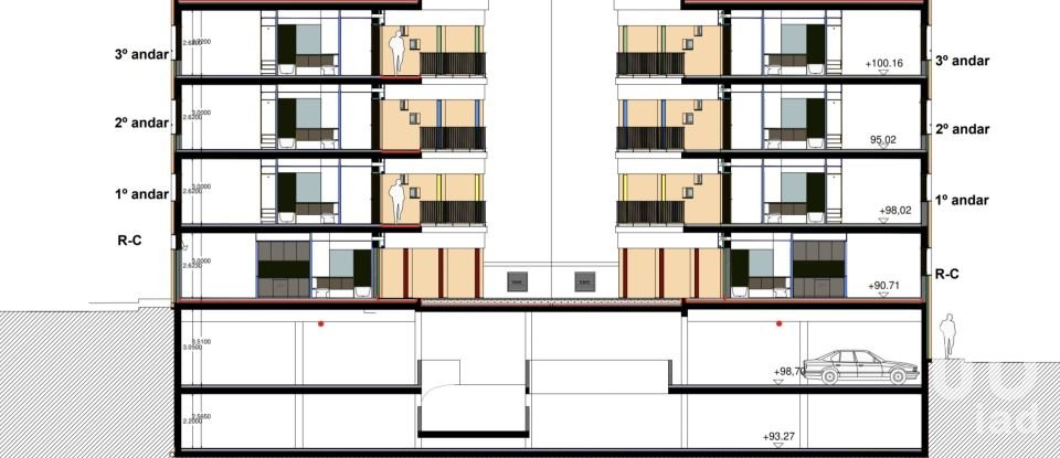 Apartment T3 in Matosinhos e Leça da Palmeira of 130 m²