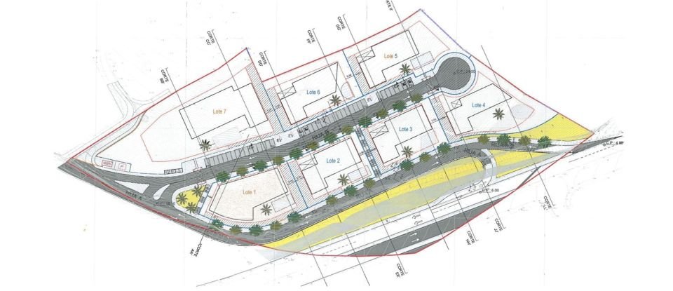 Terreno urbano em Lagos (São Sebastião e Santa Maria) de 1 171 m²
