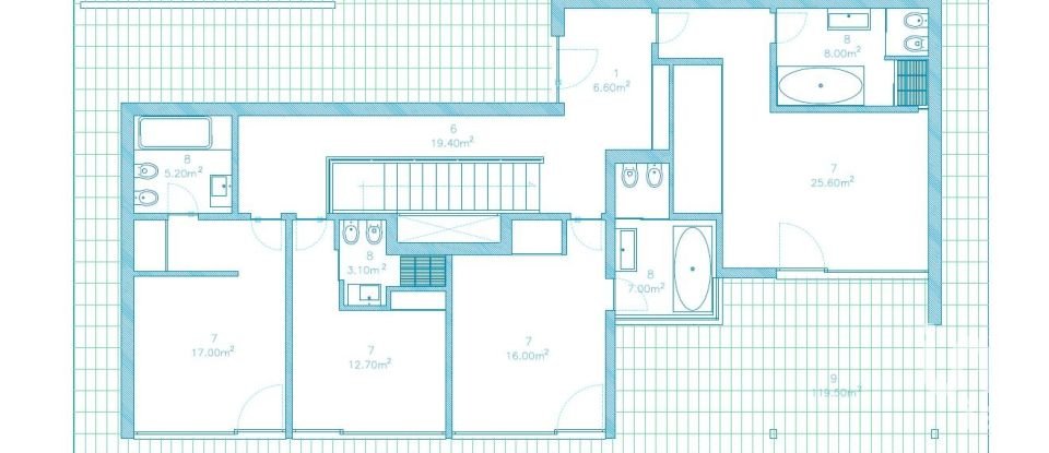 Terreno em Vau de 1 014 m²