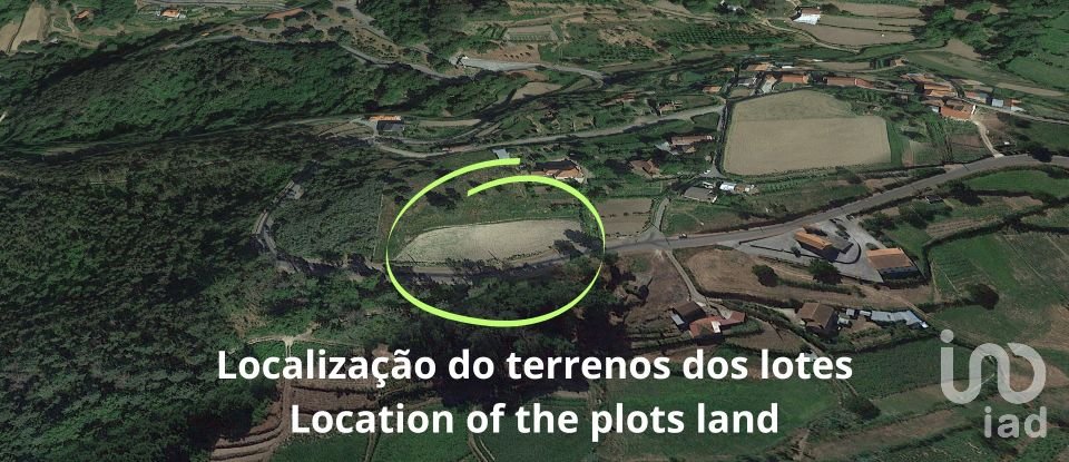 Building land in Vouzela e Paços de Vilharigues of 519 m²