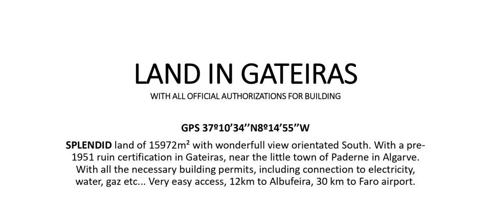 Maison rustique T2 à Algoz e Tunes de 240 m²