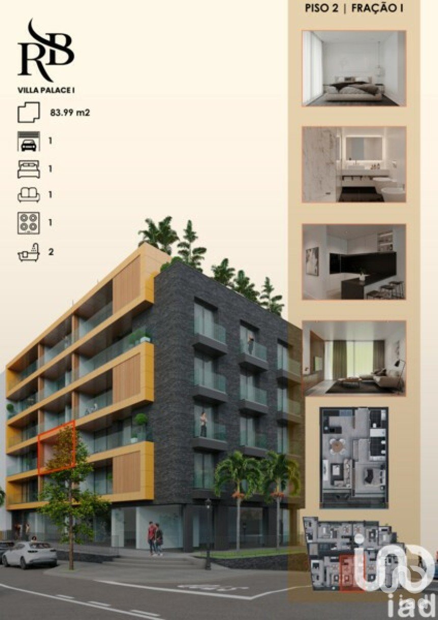 Apartamento T2 em Ribeira Brava de 129 m²