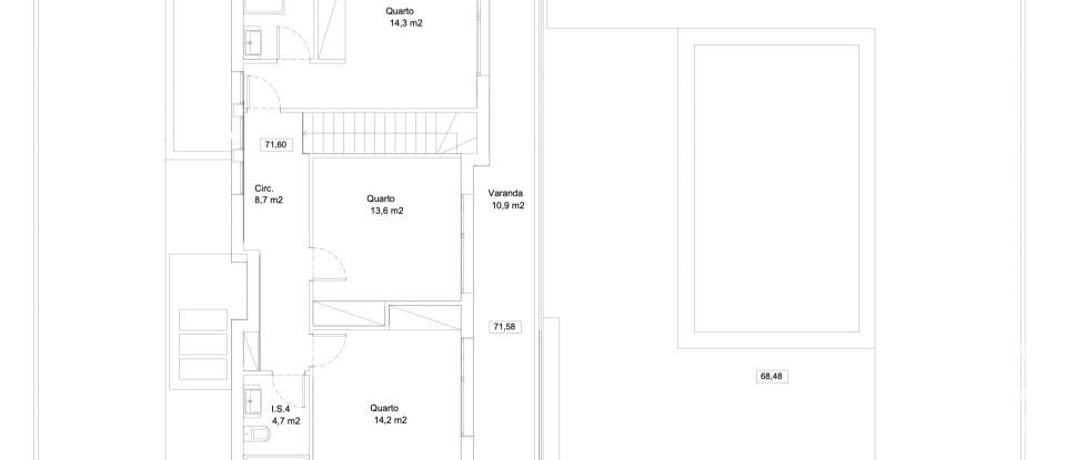 Casa / Villa T4 em Carvalhal de 227 m²