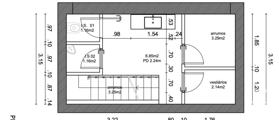 Café / snack-bar em Misericórdia de 162 m²
