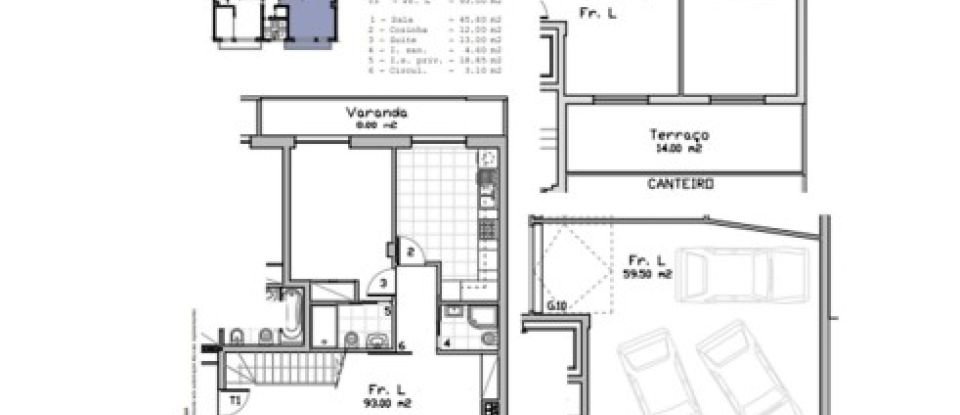 Apartamento T3 em Leiria, Pousos, Barreira e Cortes de 153 m²