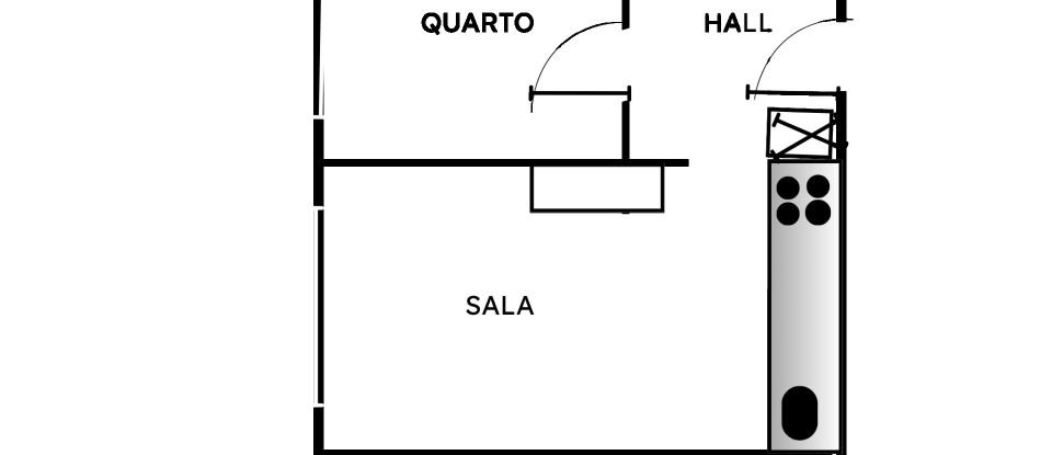Appartement T1 à Matosinhos e Leça da Palmeira de 50 m²