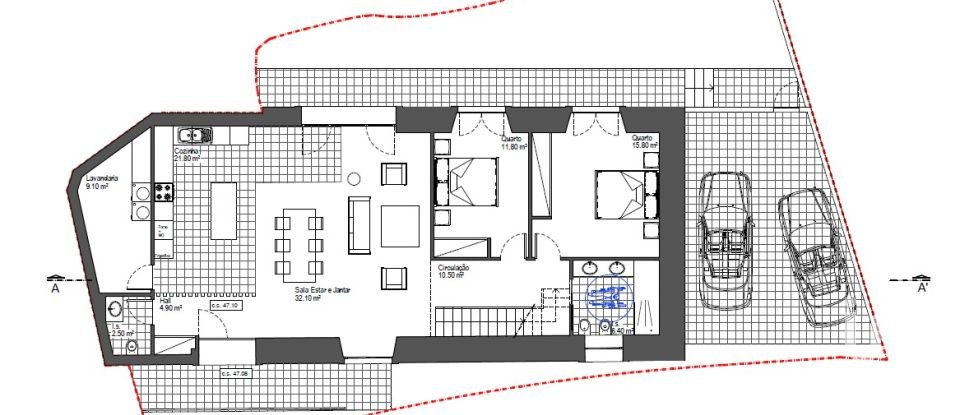 Casa T3 em Aljubarrota de 158 m²