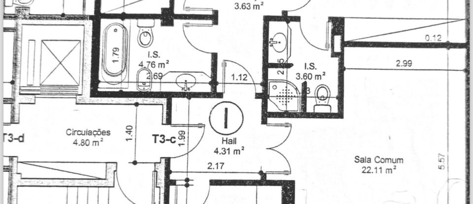 Appartement T3 à Quelfes de 113 m²