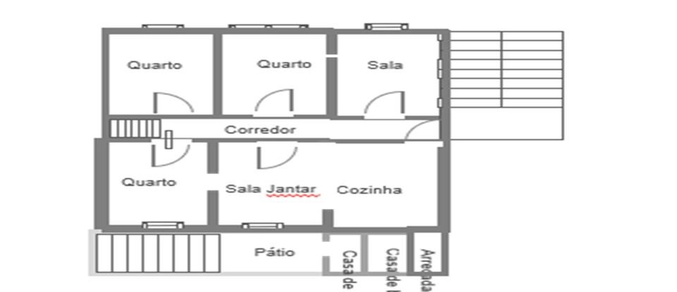 Casa tradicional T3 em Povoação de 283 m²