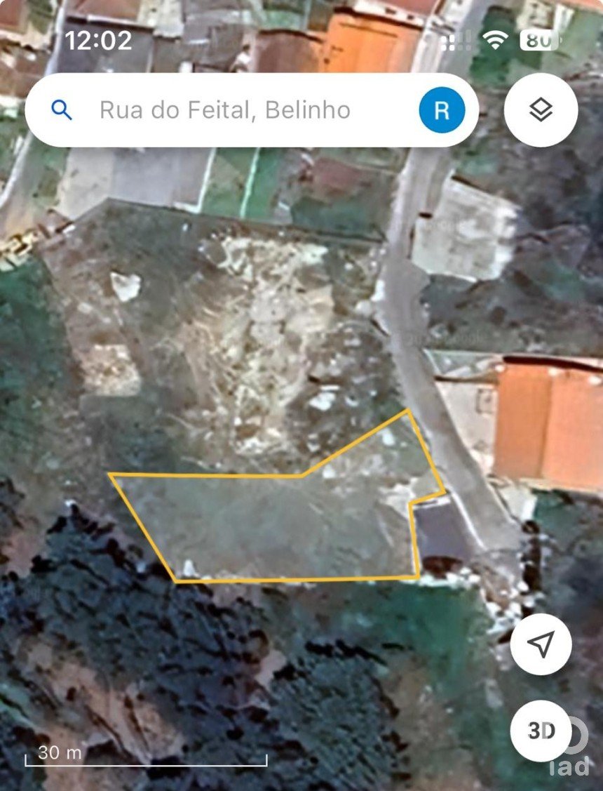Terreno em Belinho e Mar de 610 m²