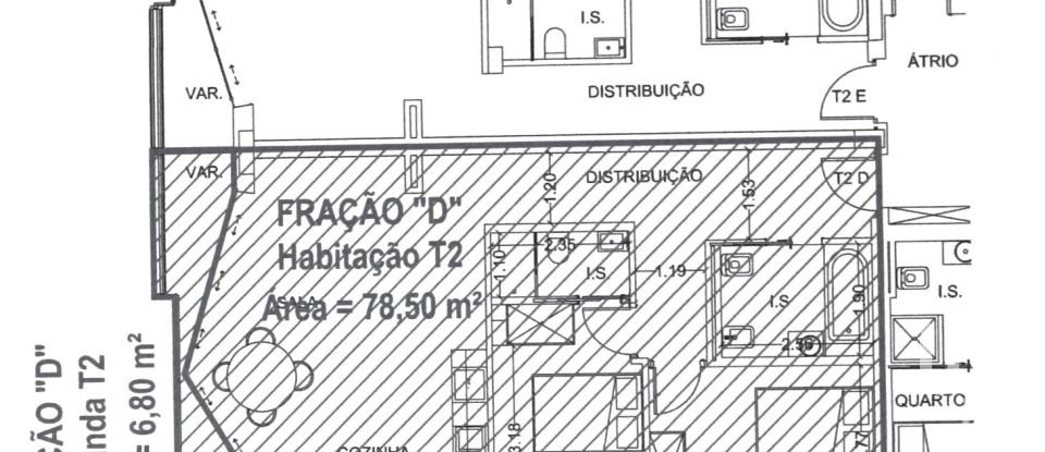 Apartment T2 in Nazaré of 90 m²