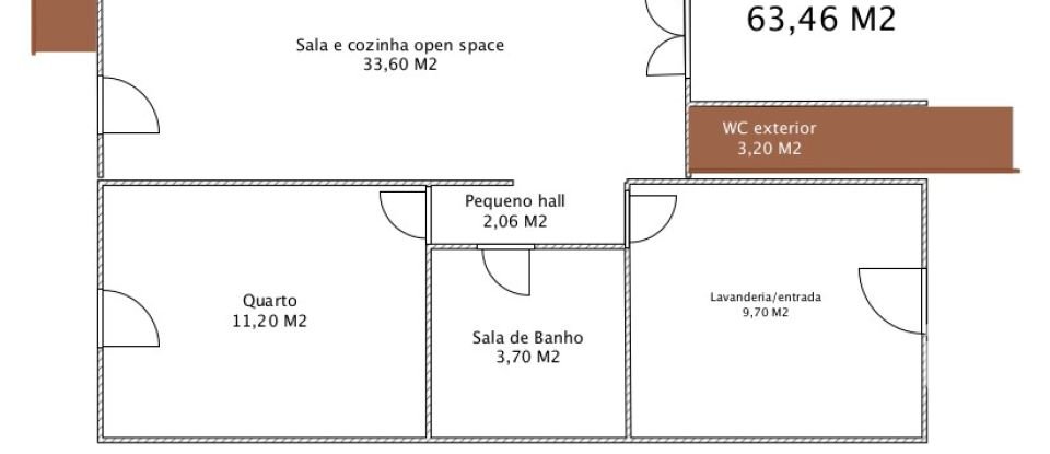 Casa T4 em Aguiar da Beira e Coruche de 150 m²