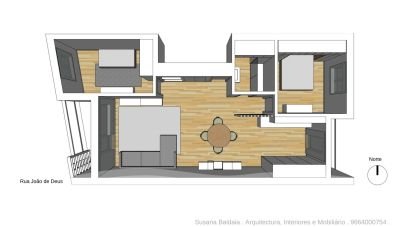Apartment T2 in Cedofeita, Santo Ildefonso, Sé, Miragaia, São Nicolau e Vitória of 92 m²