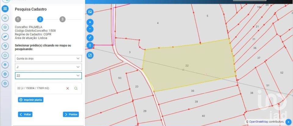 Farm land in Quinta do Anjo of 17,720 m²