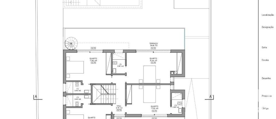 Maison T6 à Tavira (Santa Maria e Santiago) de 450 m²