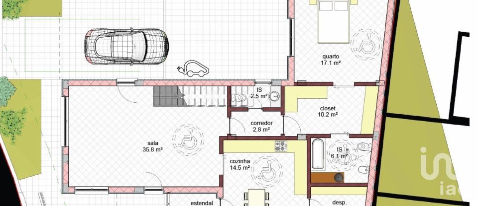 Maison T3 à Silveira de 190 m²