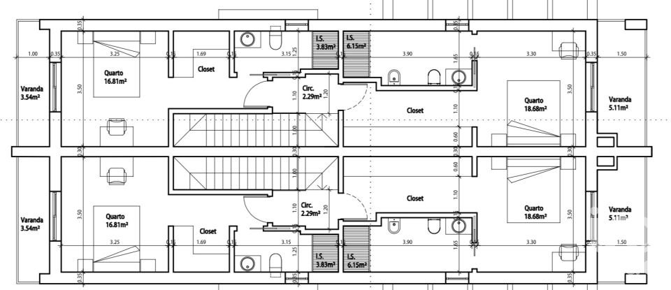 House T3 in Fernão Ferro of 107 m²