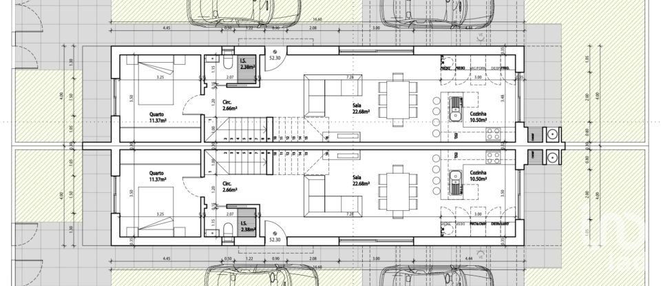 House T3 in Fernão Ferro of 107 m²
