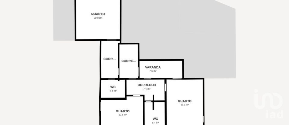 Moradia T3 em Arga (Baixo, Cima e São João) de 152 m²