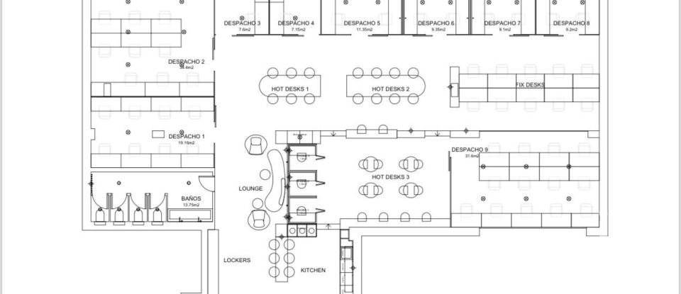 Offices in Campolide of 550 m²