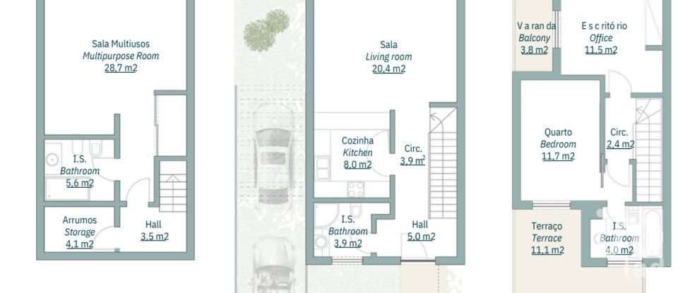 Maison T2 à Lagoa e Carvoeiro de 153 m²