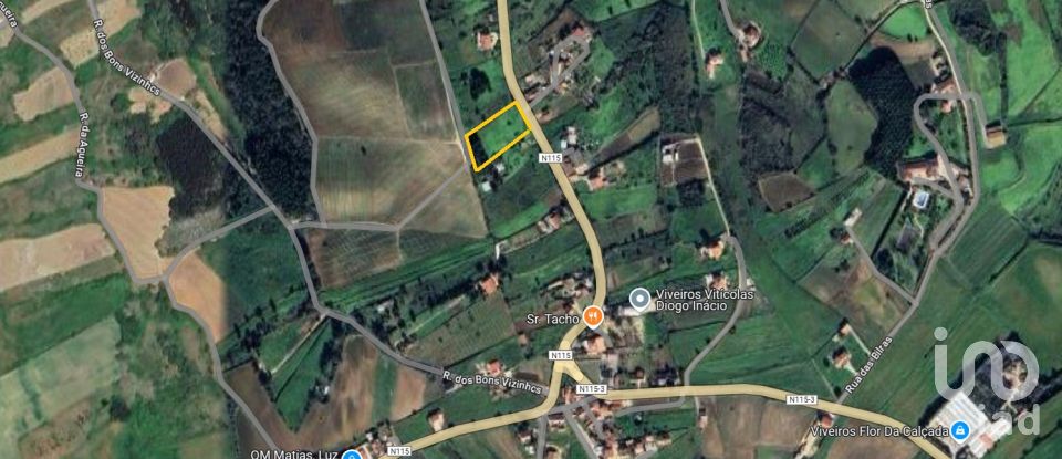 Terreno urbano em Carvoeira e Carmões de 3 960 m²