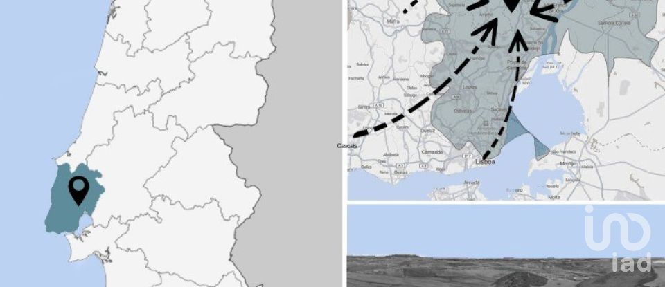 Terreno em Alhandra, São João dos Montes e Calhandriz de 38 000 m²