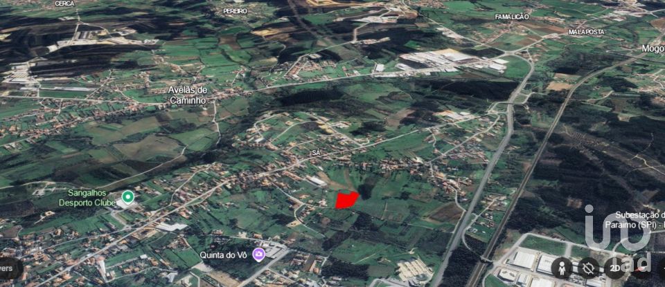 Terreno urbano em Sangalhos de 6 072 m²