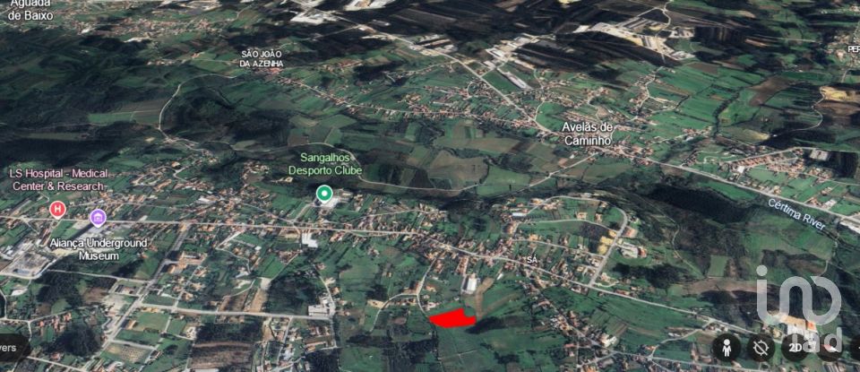 Terreno urbano em Sangalhos de 6 072 m²